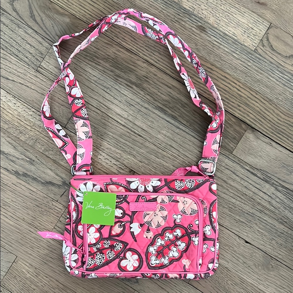 Vera Bradley Pink Crossbody Bag Little hipster Blush Pink NWT